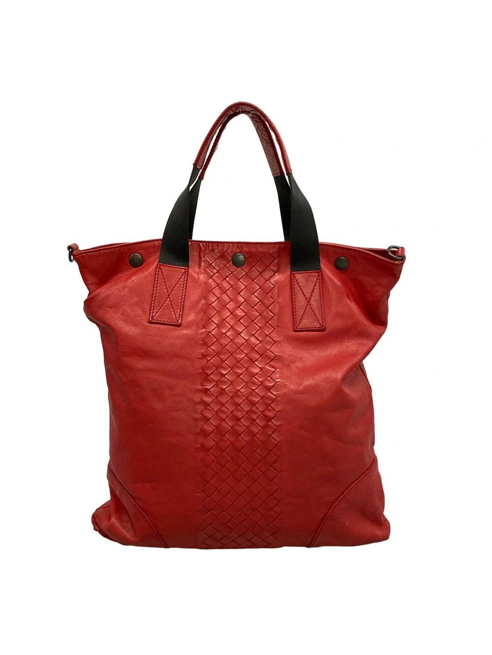 Bottega Veneta Intrecciato Red Leather #373544B57B